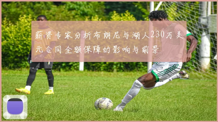 薪资专家分析布朗尼与湖人230万美元合同全额保障的影响与前景